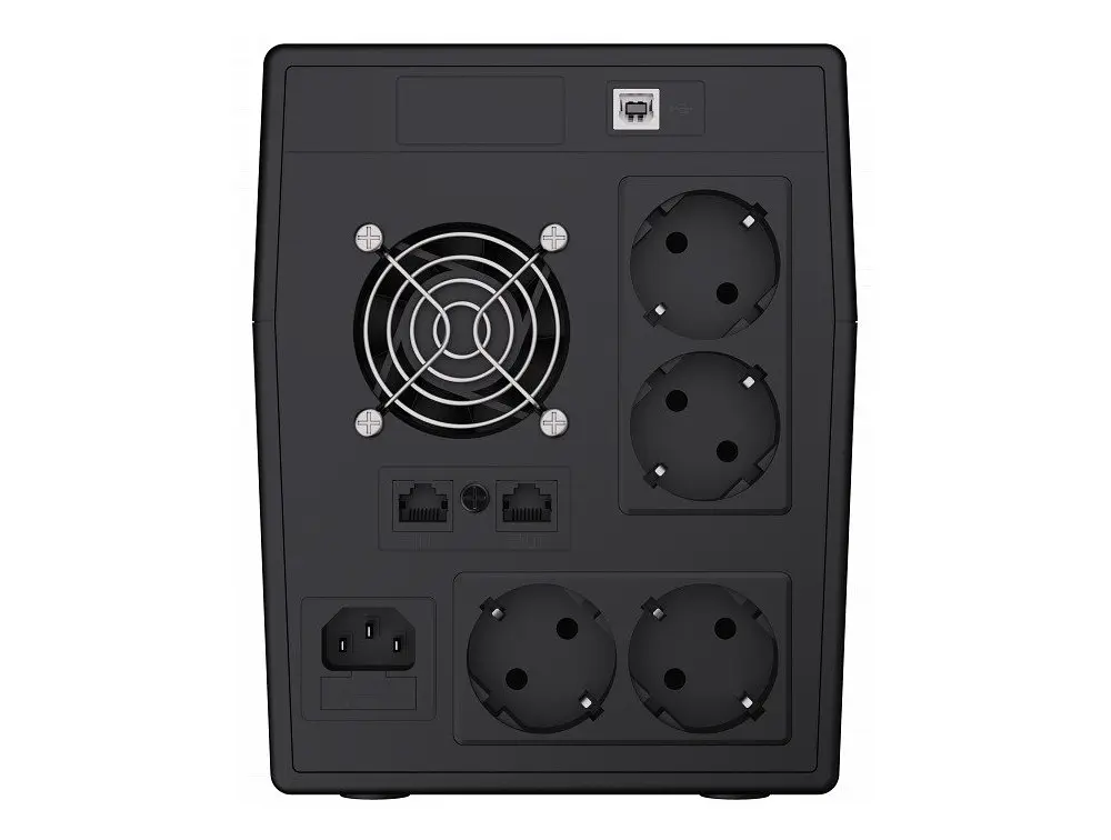 Джерело безперебійного живлення UPS Green Cell 1500 VA 900 W Power Proof - фото 2