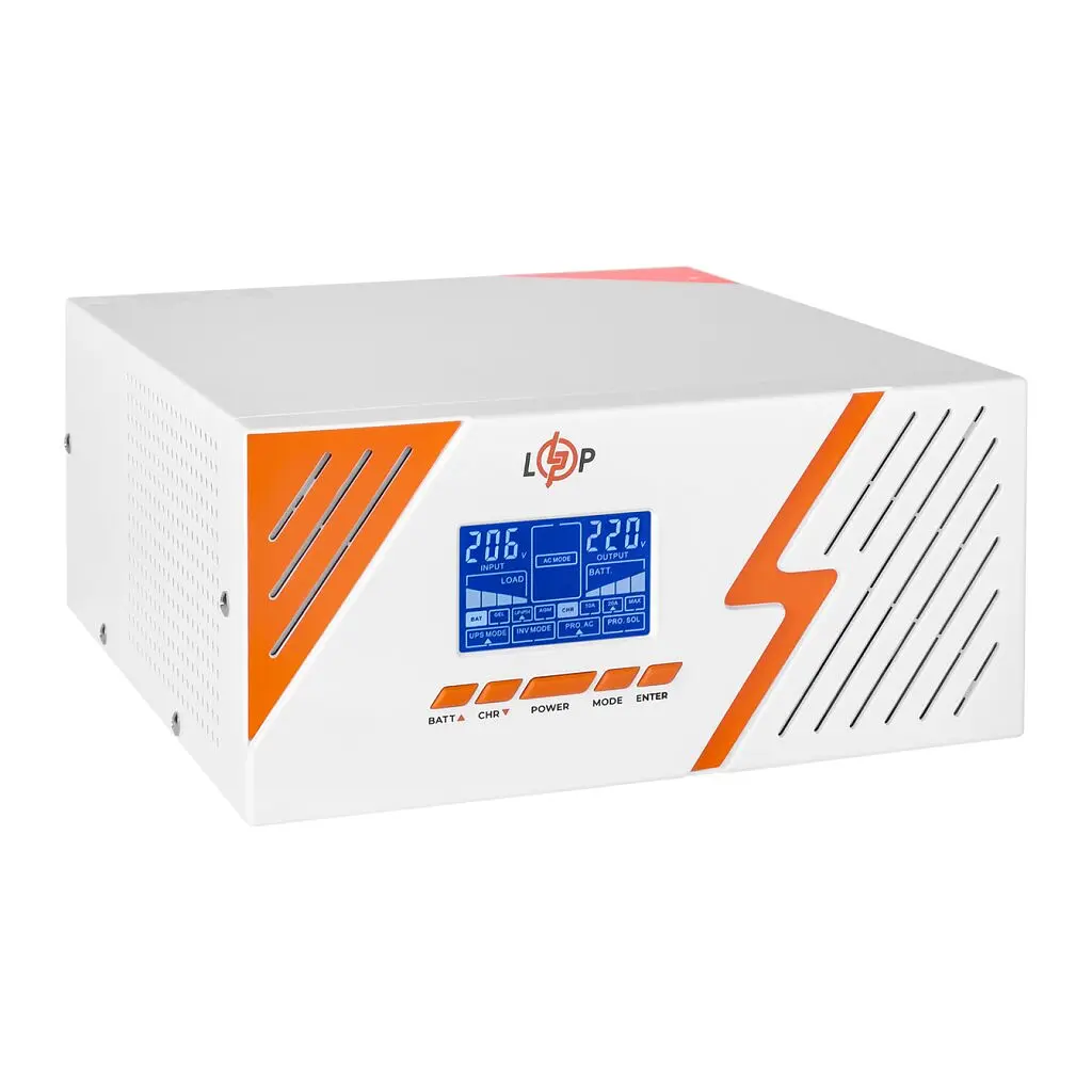 Джерело безперебійного живлення LogicPower LPM-PSW-1500VA (1050 Вт) White - фото 4