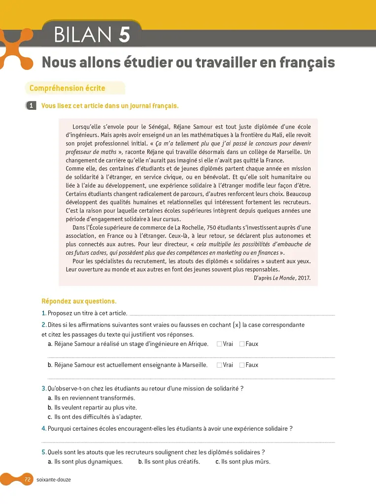 Cosmopolite Niveau 3: Cahier d'activites + CD audio - фото 14