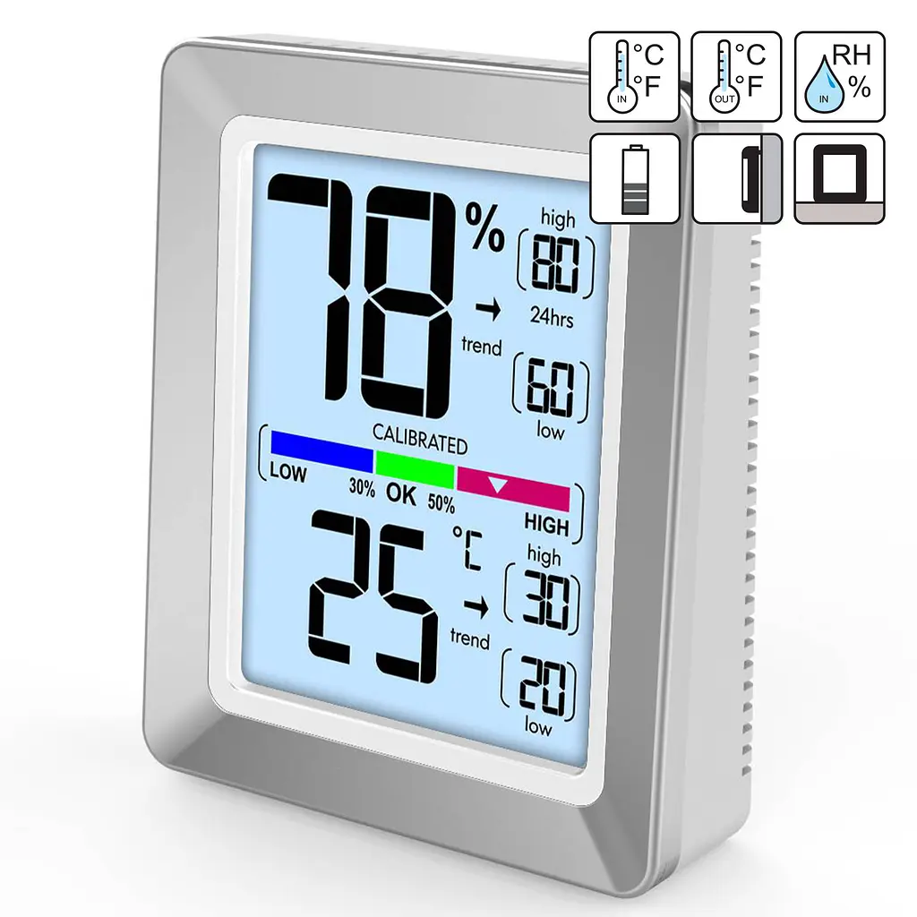 Термогігрометр Technoline WS9460 Silver/White (WS9460) - фото 5