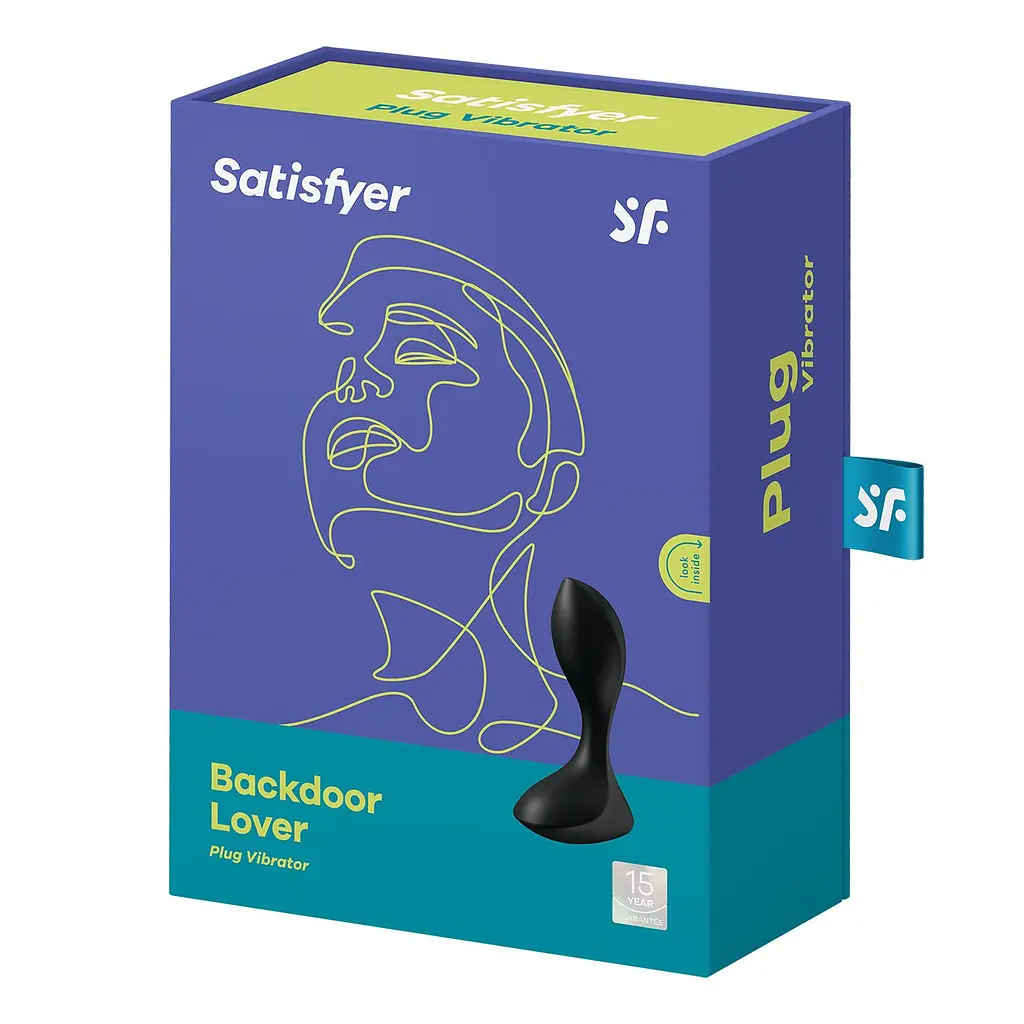 Анальная пробка с вибрацией Satisfyer Backdoor Lover, 11,5х3,3 см, черная - фото 7