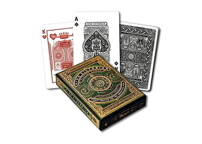 Карты игральные United States Playing Card Company Theory11 High Victorian (green) (PC_T11HVCTg) - фото 3