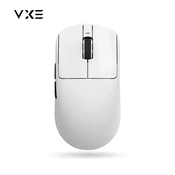 Ігрова бездротова мишка ATK VXE Dragonfly R1 NearLink / Три режими підключення / Сенсор PixArt PAW3395 / 18000 DPI / White - фото 2