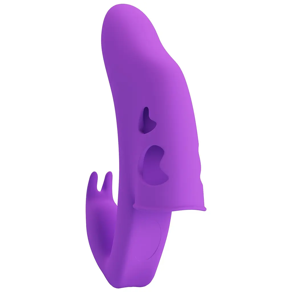 Вибратор на палец Pretty Love Yenna Honey 9.5 см фиолетовый - фото 10