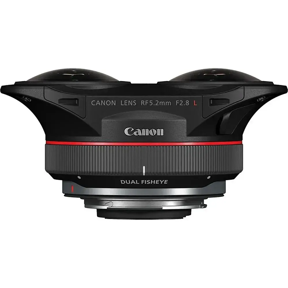 Подвійний об'єктив Canon RF 5.2mm f/2.8 L Dual Fisheye Black (5554C005) [171546] - фото 2
