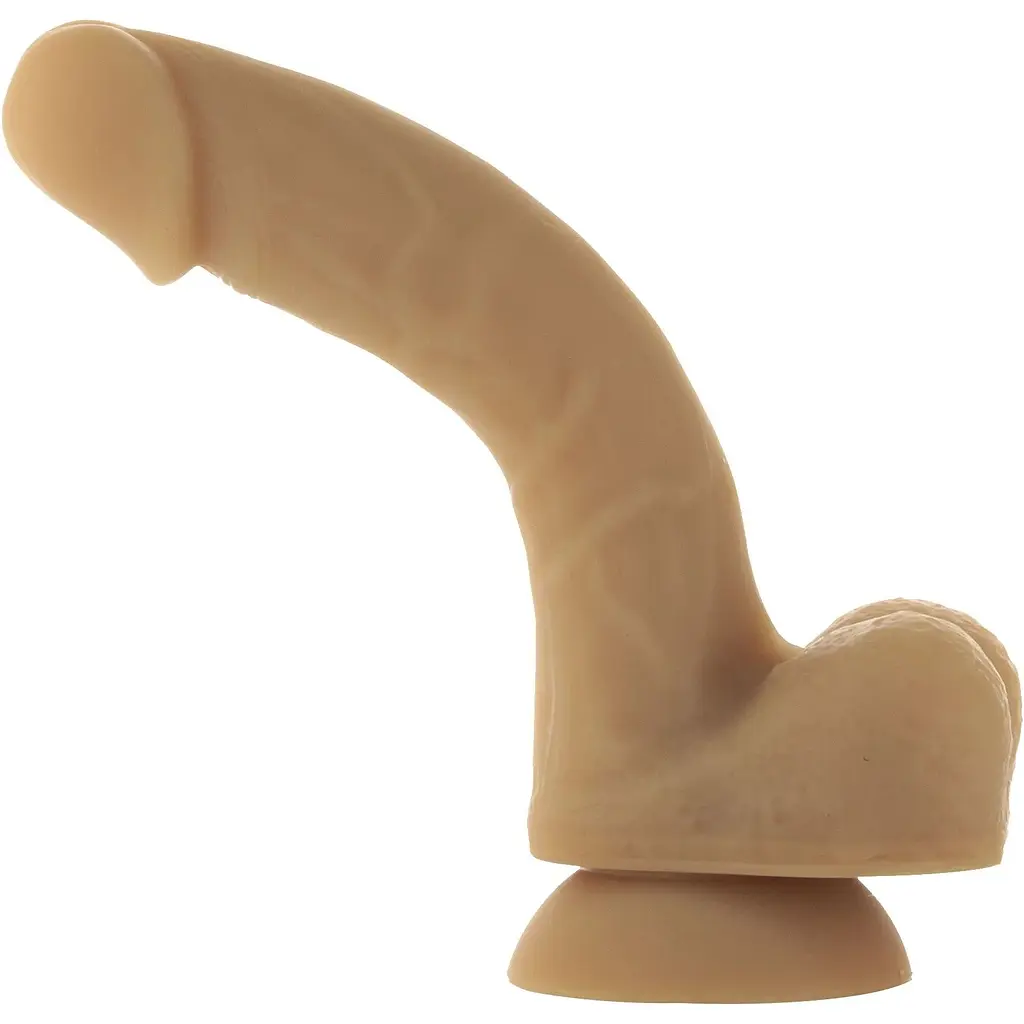 Фалоімітатор Addiction - Andrew 8 silicone Dong - Caramel - фото 4