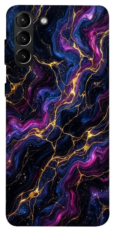TPU чохол Demsky Purple space marble для Samsung Galaxy S21+