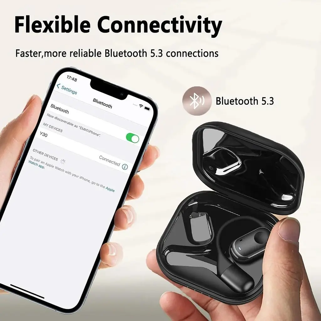 Бездротові навушники Spotfish з відкритими вухами Bluetooth 5.3 - фото 4