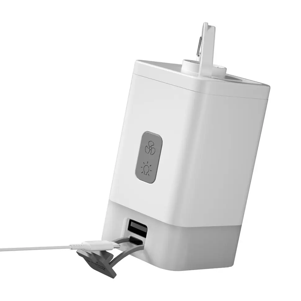 Насос-ліхтар-powerbank кемпінговий Flextail Max Pump 2 Plus, білий - фото 11