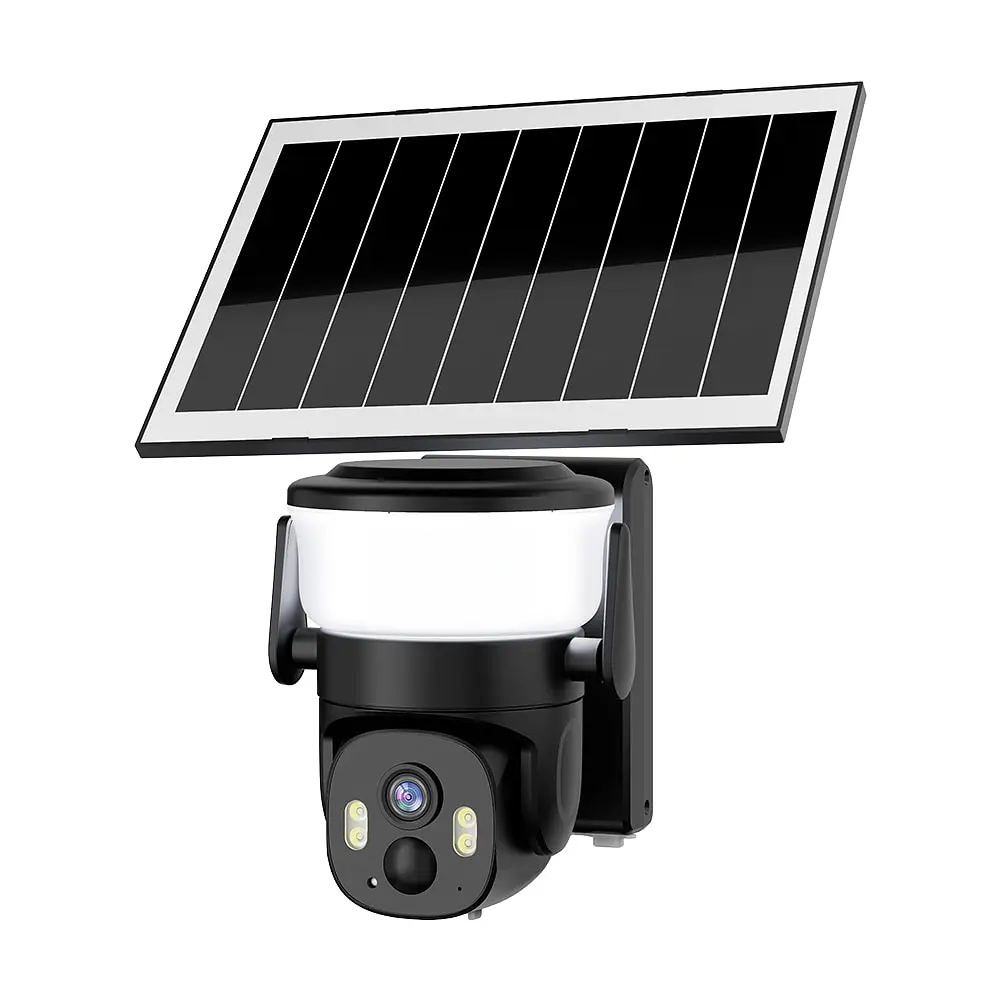IP PTZ-відеокамера автономна з WiFi, прожектором та сонячною панеллю 3Mp Light Vision VLC-6103WLS Black (Lamp+Solar) (CareCam Pro) f=3.6mm, на акумуляторних батареях (75-00351) - фото 4