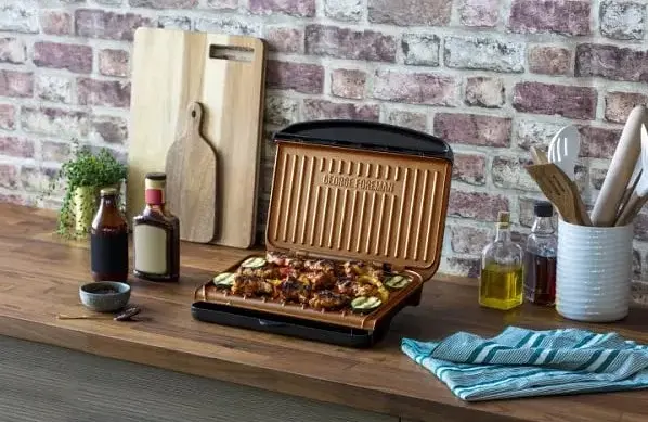 Гриль Russell Hobbs George Foreman 25811-56 Fit Grill Copper Medium - фото 3