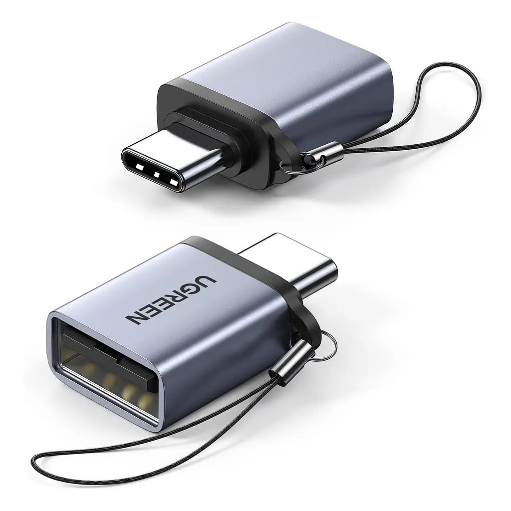 OTG-перехідник UGREEN US270 USB-C - USB-A 3.0 сірий (50283)