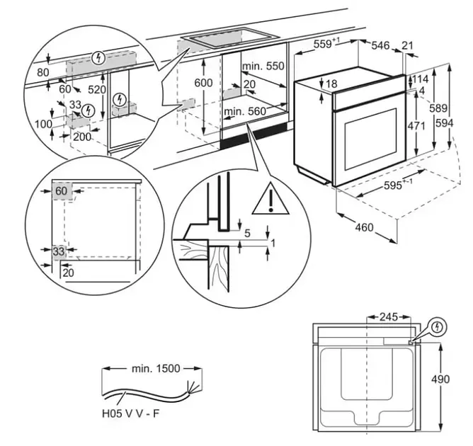 Духова шафа Electrolux KOEBP39WX - фото 7