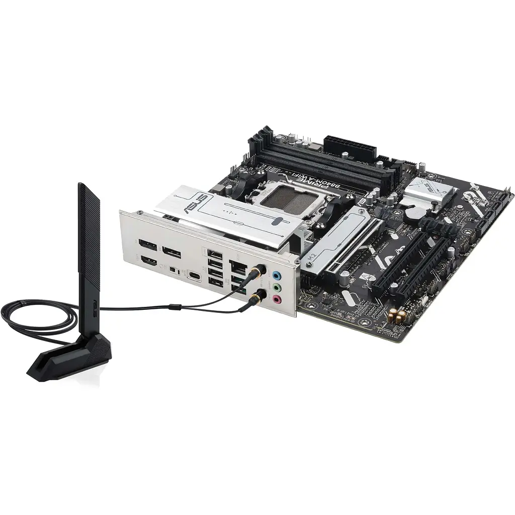 Материнская плата Asus Prime B840M-A WIFI sAM5 B840 4xDDR5 M.2 HDMI DP WiFi BT mATX - фото 6