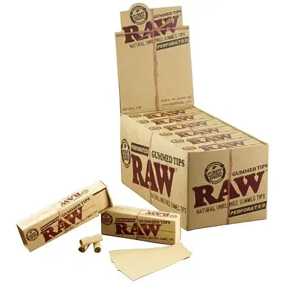 Фильтры для самокруток Raw Tips Gummed & Perforated - фото 3