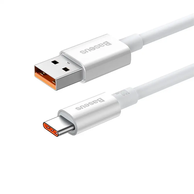 Кабель Baseus Superior Series Fast Charging Data Cable USB to Type-C 100W 1.5m Moon Білий - фото 3