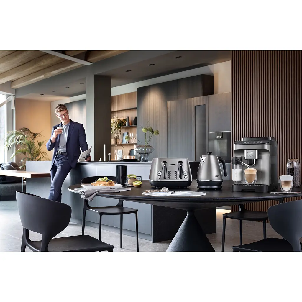 Електрочайник DeLonghi KBIN 2001 TB Distinta titanium 1.7 л (00000025741) - фото 9