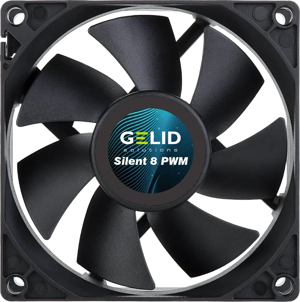 Вентилятор Gelid Solutions Silent 8 PWM Black (FN-PX08-21) - фото 2
