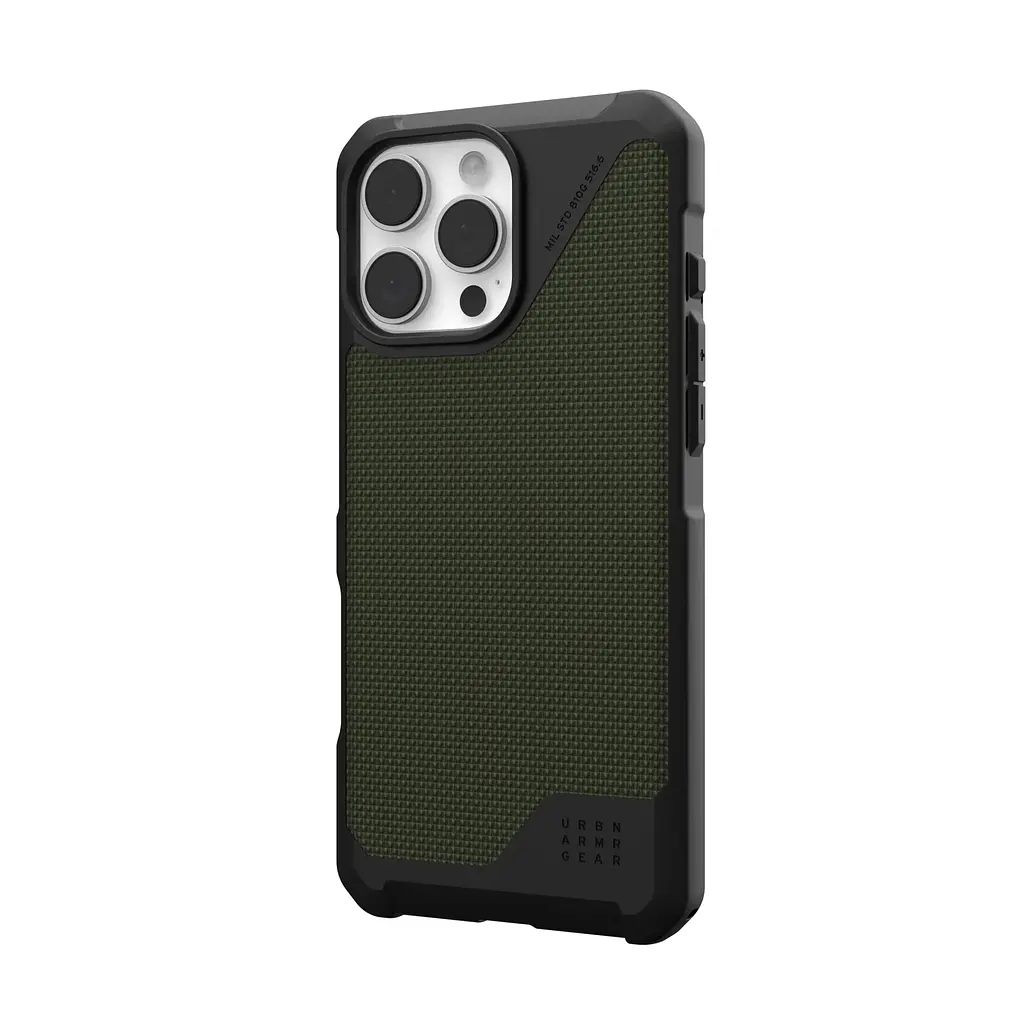Чохол UAG для iPhone 16 Pro Max, Metropolis LT Magsafe, Kevlar Olive teh0019447 - фото 3