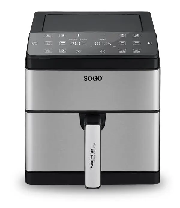 Мультипіч Sogo 6 л Чорно-сріблястий SS-10910
