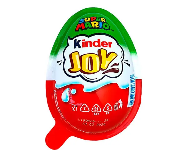 Шоколадне яйця Kinder Joy Super Mario
