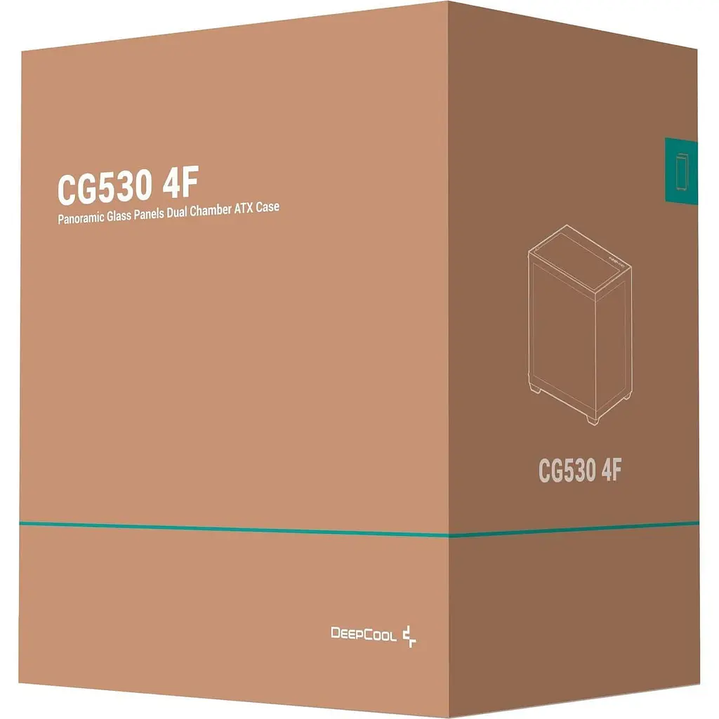 Корпус Deepcool CG530 4F Tempered Glass без БП Black (R-CG530-BKADA4-G-1) - фото 13