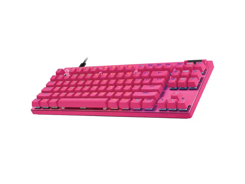 Клавіатура Logitech G Pro X TKL Rapid Linear Magenta (920-013253) - фото 3