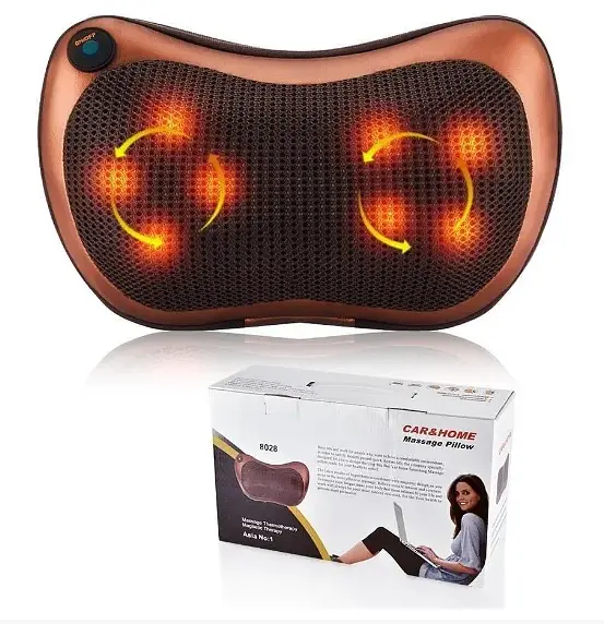 Роликовий масажер VigohA для спини та шиї Massage pillow - фото 6