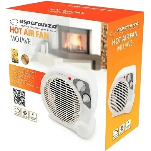 Тепловентилятор обігрівач Esperanza EHH002 2000 Вт до 20 кв. м - фото 8