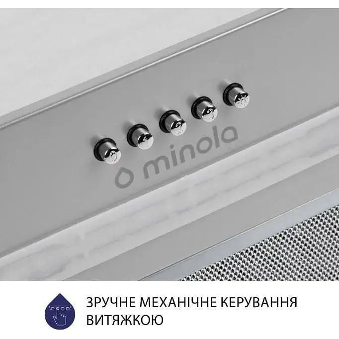 Витяжка вбудована Minola HBI 5323 GR 800 LED - фото 5
