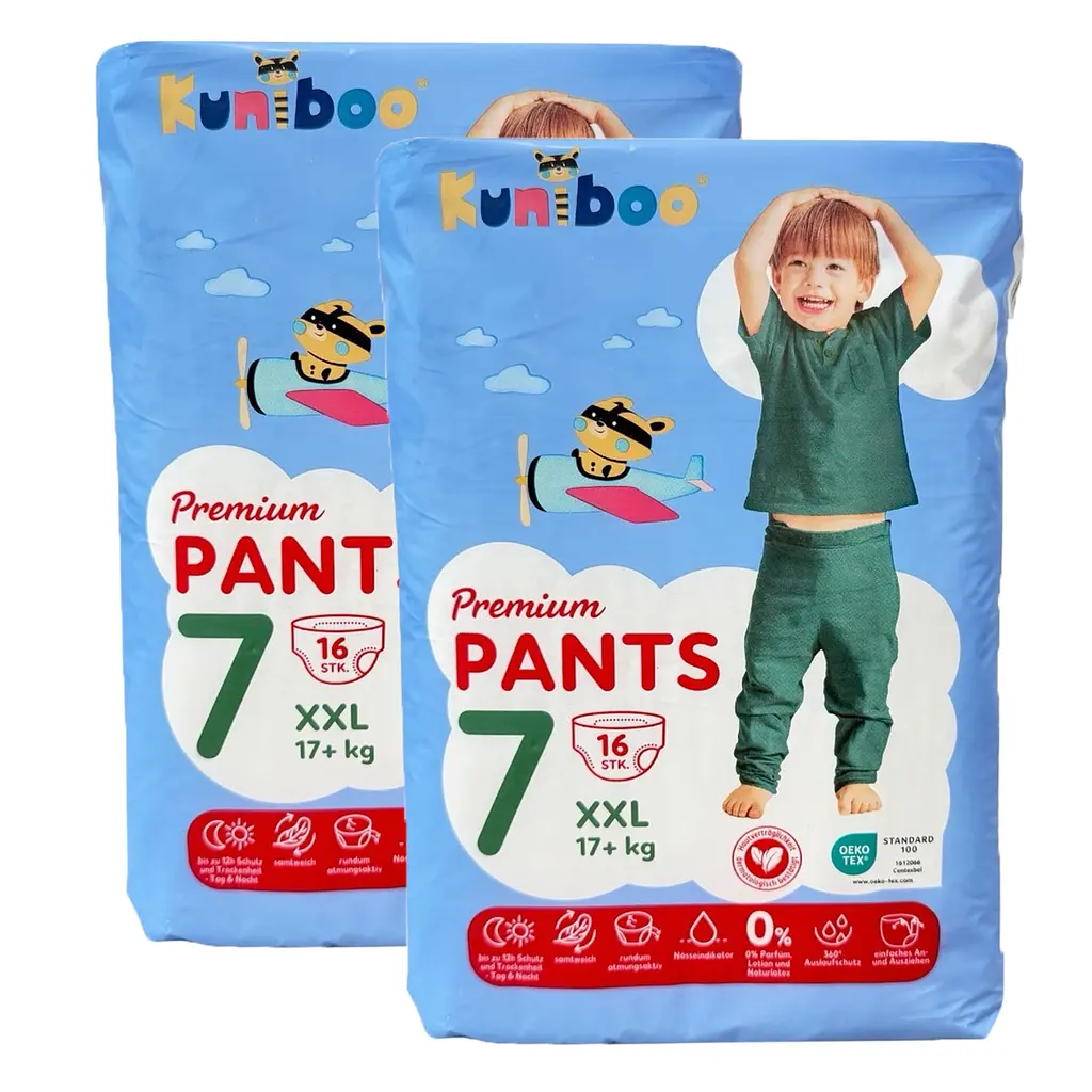 Трусики Kuniboo Premium 7 XXL (17 + кг), 32 шт