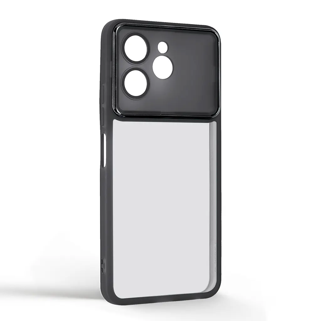 Защитный чехол для TECNO Spark 40 4G, Shade, черный, TPU+PC, матовый, защита всего корпуса, панель-накладка, противоударный, с большими бортами, амортизирует удары при падениях, ArmorStandart (ARM87233) - фото 2
