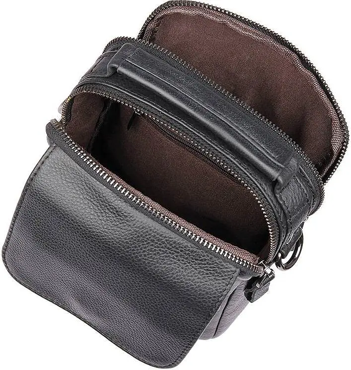 Сумка кожаная мужская Vintage 16х22,5х6 см sum0012403 - фото 8