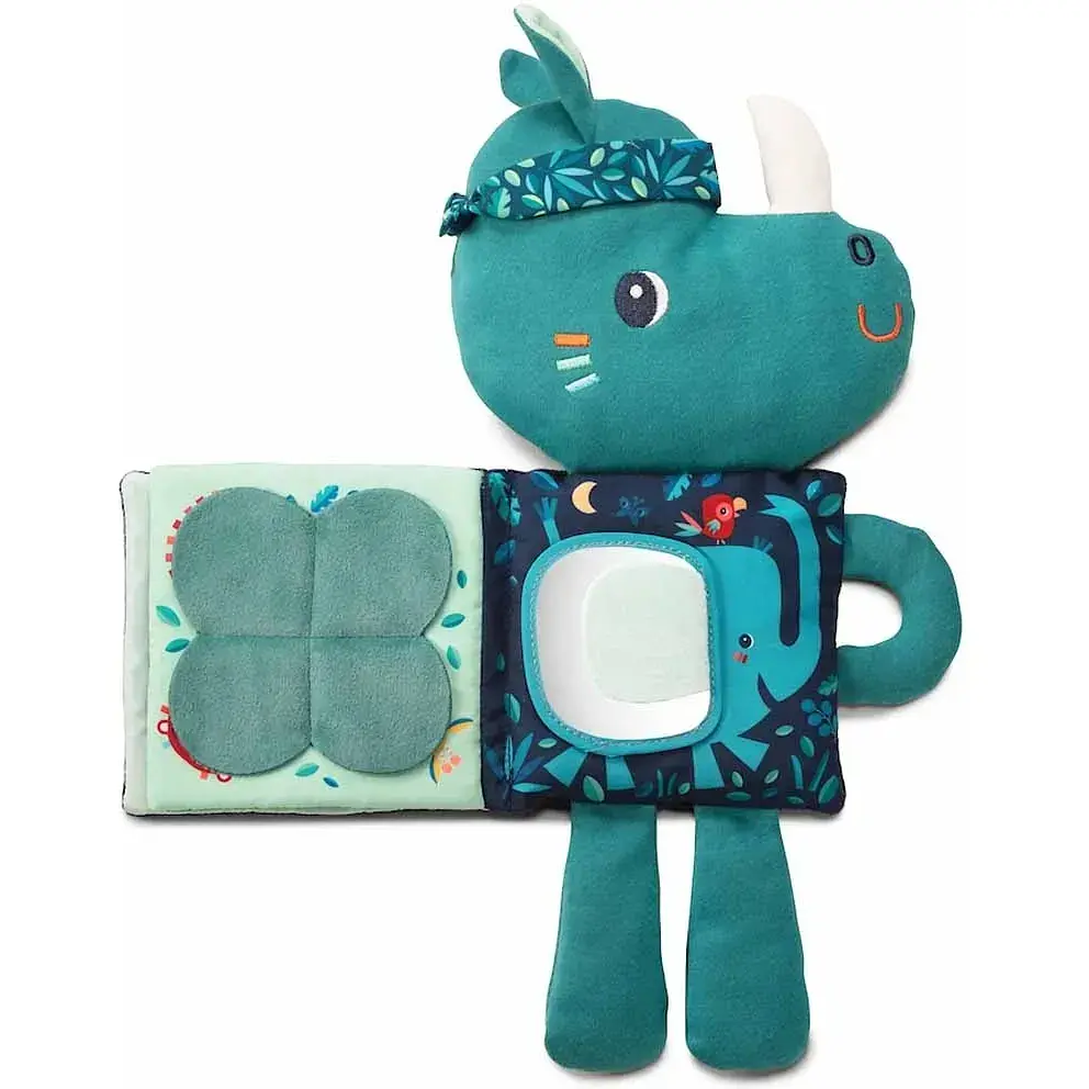 М'яка книга Lilliputiens Носоріг Маріус світиться у темряві (83419) - фото 4