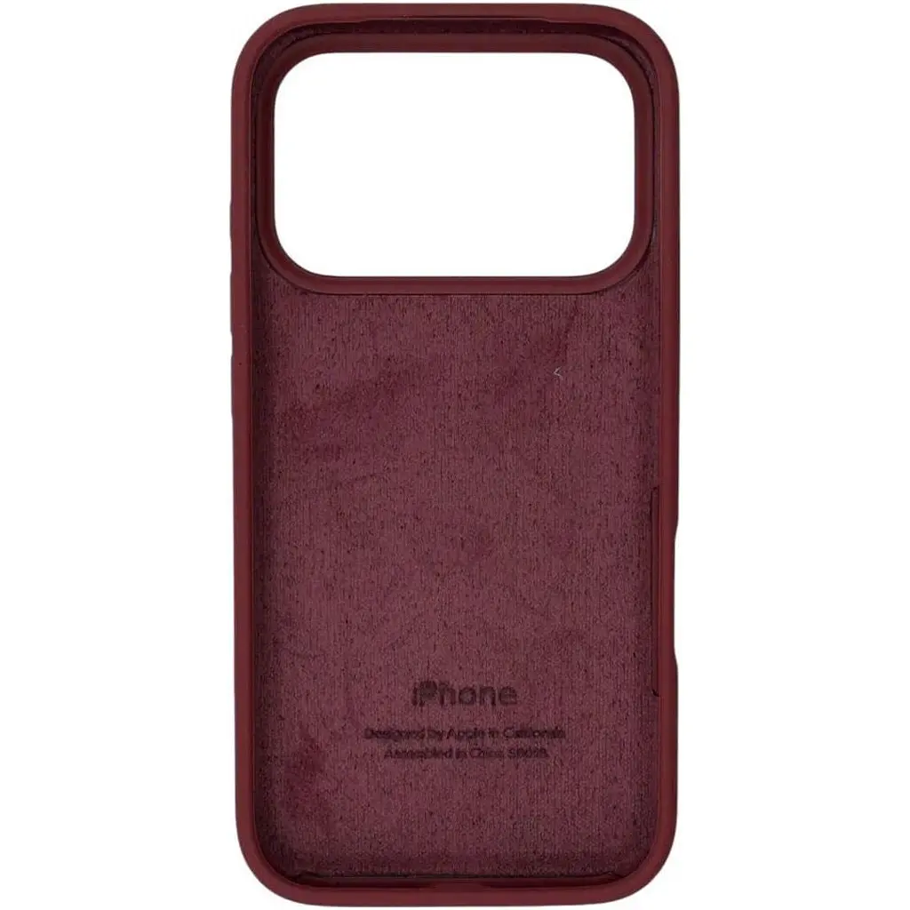 Чохол Silicone Case для Apple iPhone 17 Pro Plum AA [145172] - фото 2