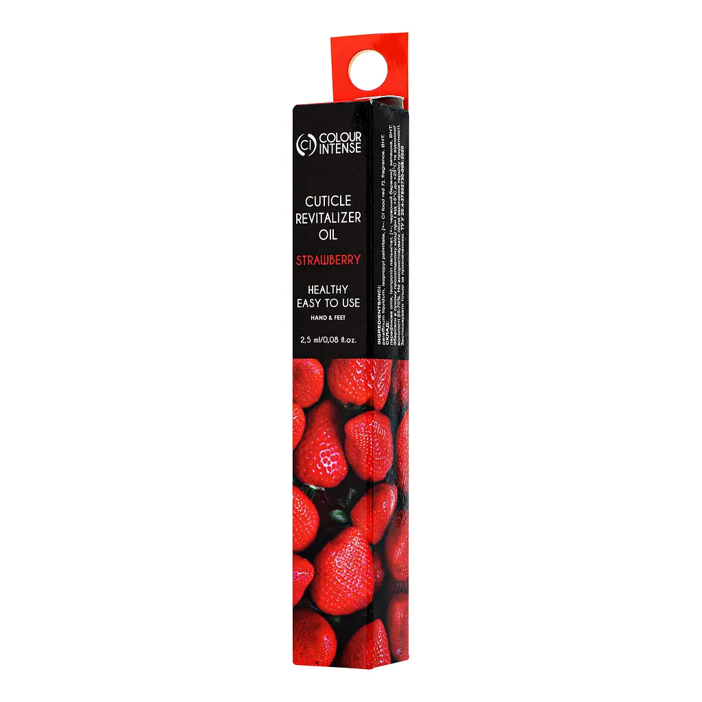 Масло для кутикулы Colour Intense Cuticle Revitalizer Oil Strawberry восстанавливающее 2.5 мл - фото 2