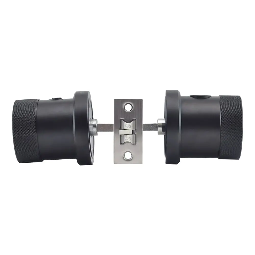 Замок біометричний автономний Trinix TRL-5106BTF Black з Bluetooth, зчитувачем відбитків пальців і карт Mifare (65-00021) - фото 3