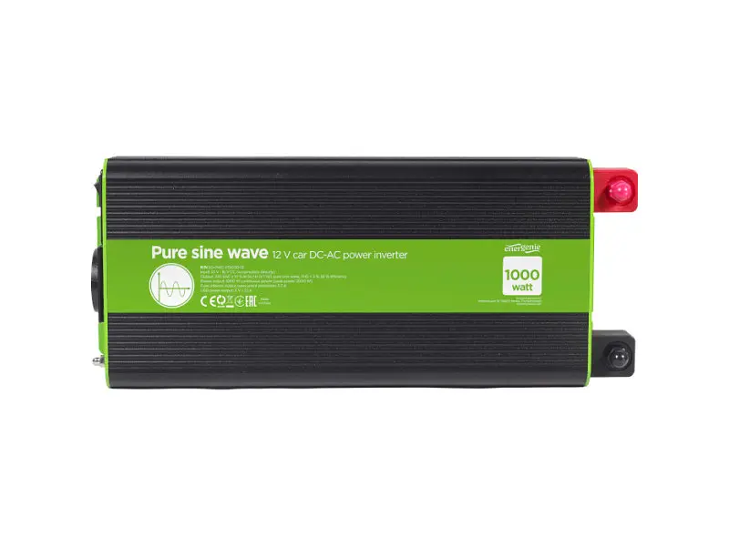 Перетворювач (інвертор) DC-AC EnerGenie EG-PWC-PS1000-01 - фото 3