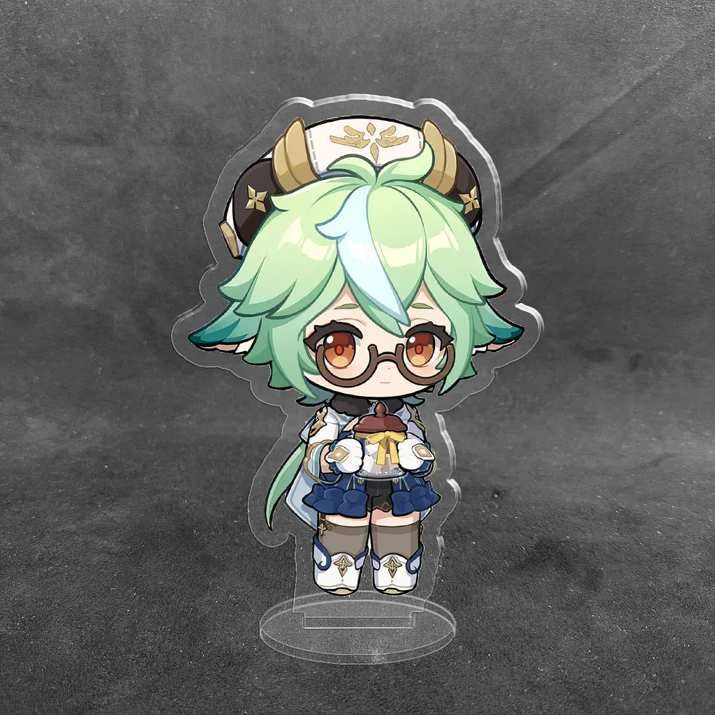 Акрилова колекційна фігурка Геншин Імпакт - Genshin Impact Chibi Сахароза 10 см