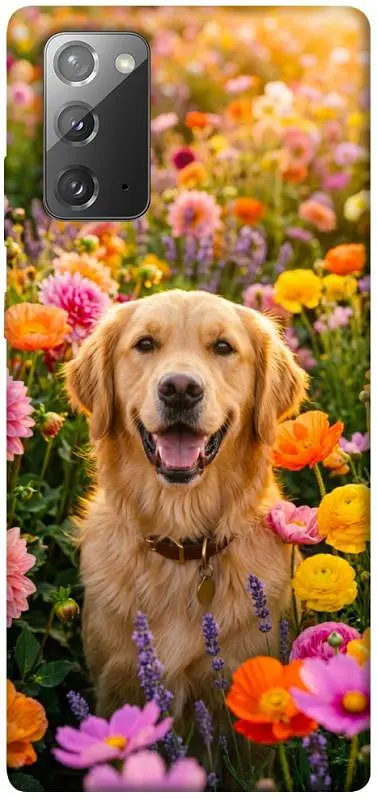 TPU чохол Demsky Flowery labrador для Samsung Galaxy Note 20