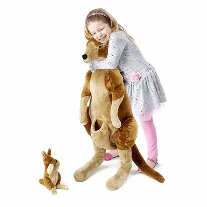 М'яка іграшка Melissa&Doug Плюшеві мама і дитина кенгуру (MD8834) - фото 5