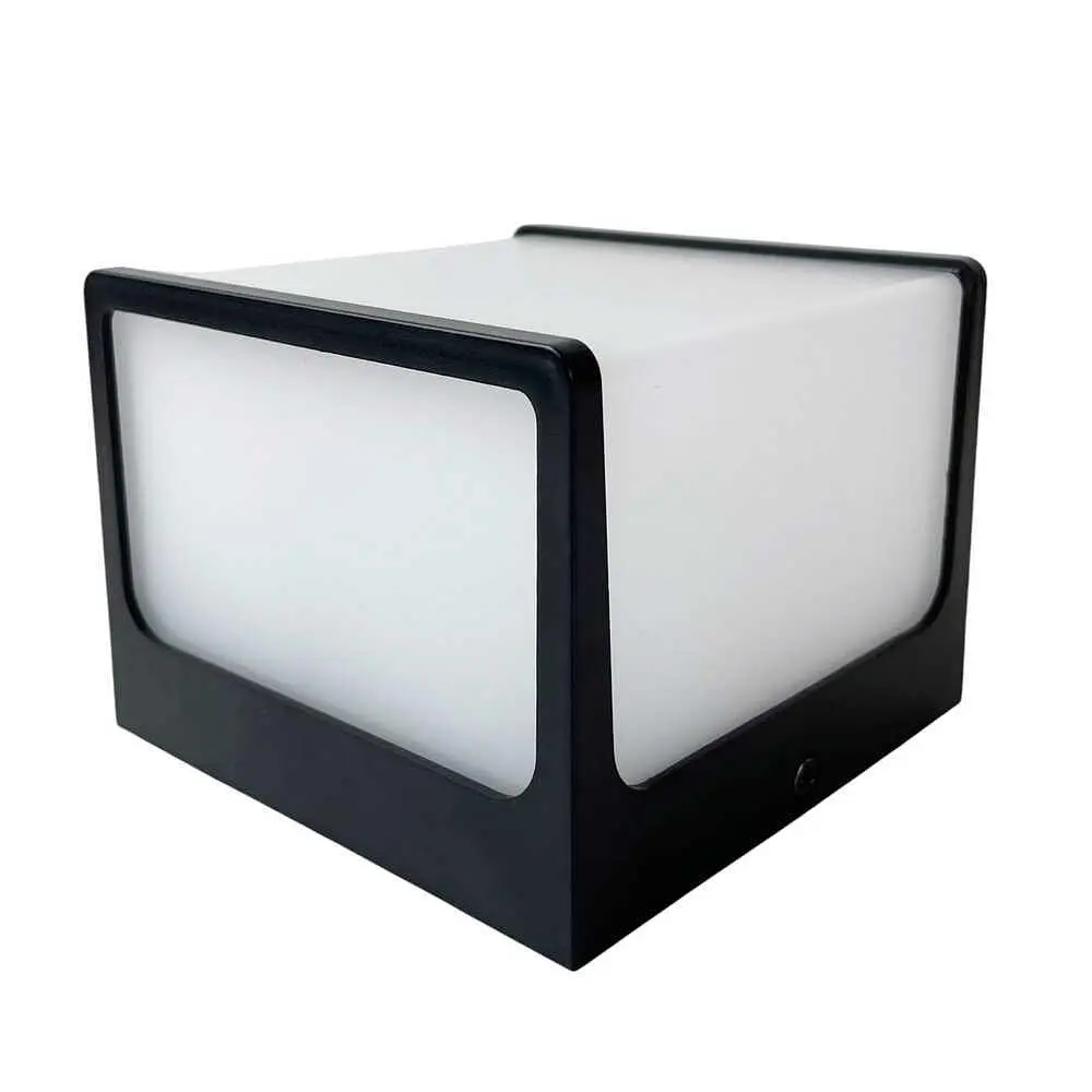 Світильник фасадний Violux CUBE 8W 4200K 600Lm ІР65 чорний ( 500430 ) - фото 5