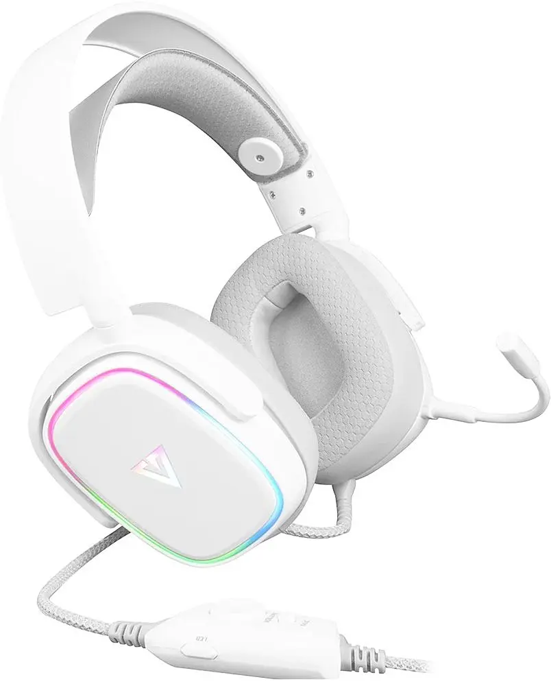 Ігрова гарнітура Modecom Volcano RGB Prometheus 7.1 White USB (S-MC-899-PROMETHEUS-200) - фото 8