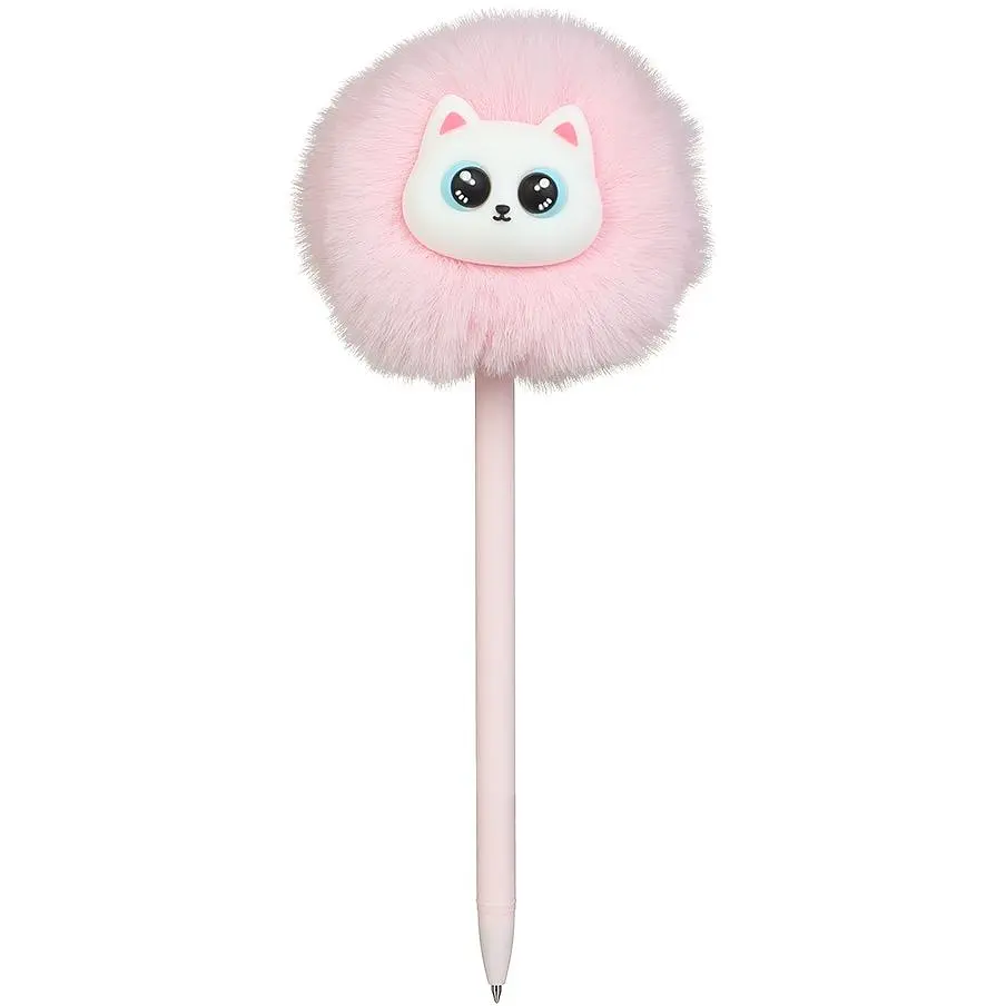 Ручка шариковая ZiBi Fluffy Big Cat 0.7 мм синяя (ZB.2021) - фото 5