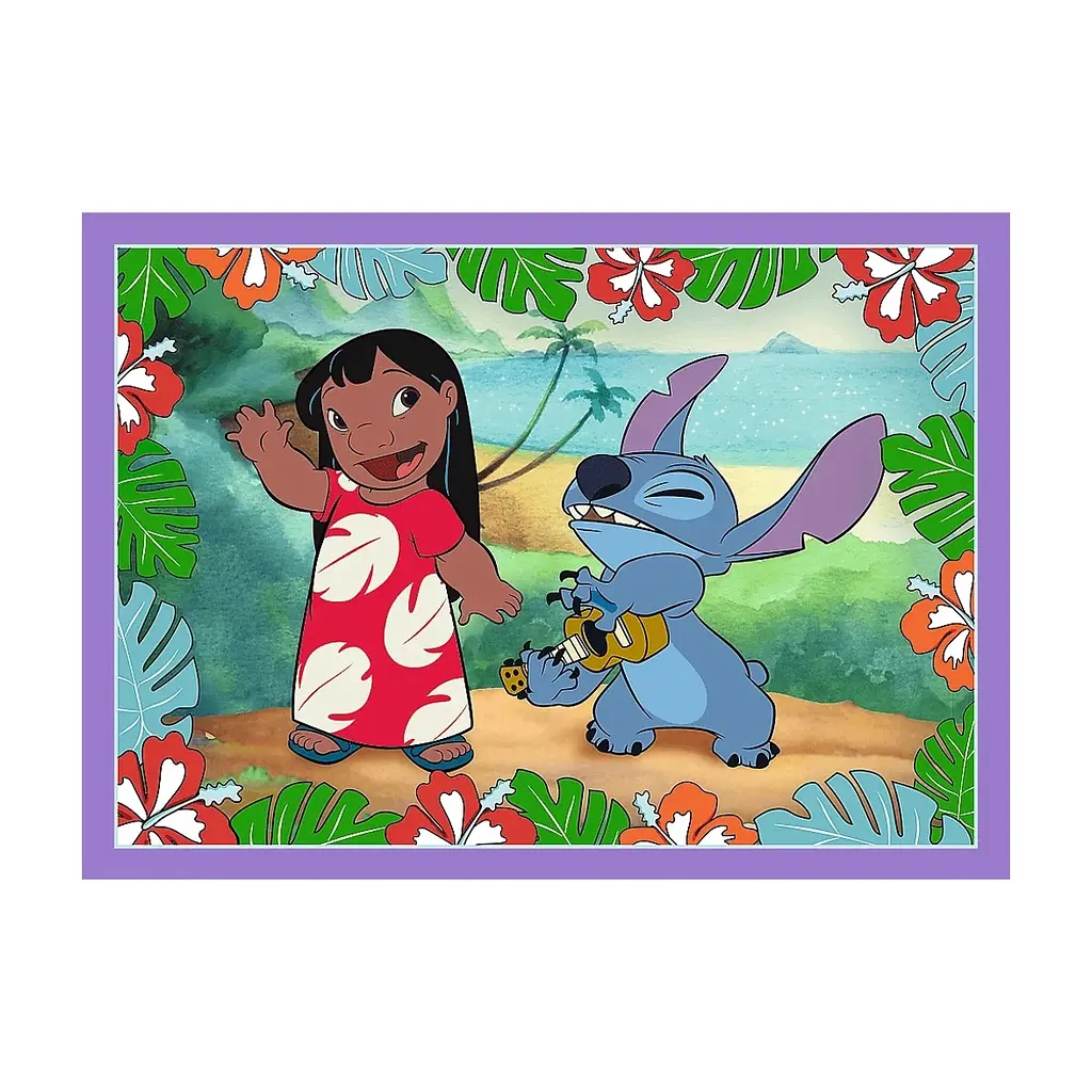 Пазл Trefl Lilo&Stitch Шалений день4 in 1 (35, 48, 54, 70) елемента (5900511346336) - фото 4