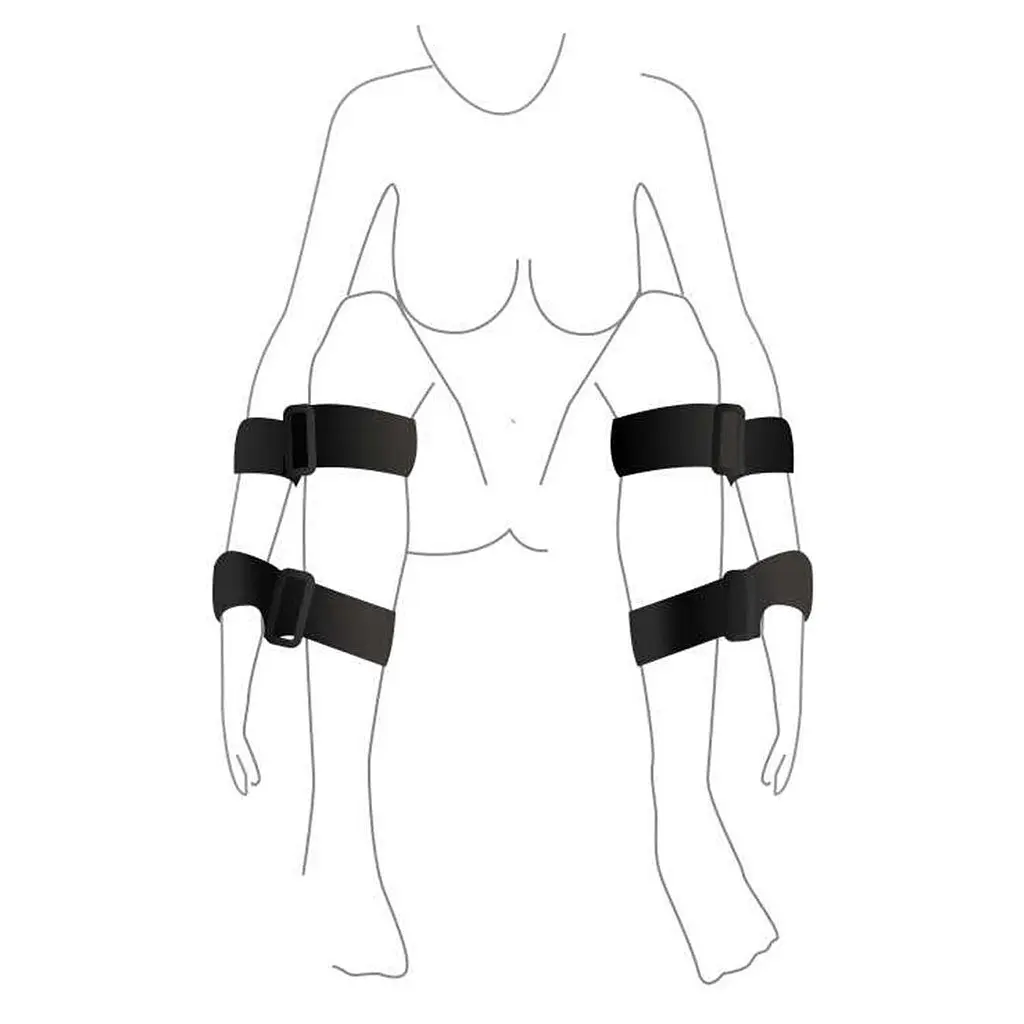 Набір для фіксації Art of Sex - BDSM Hands to feet Simple - фото 2