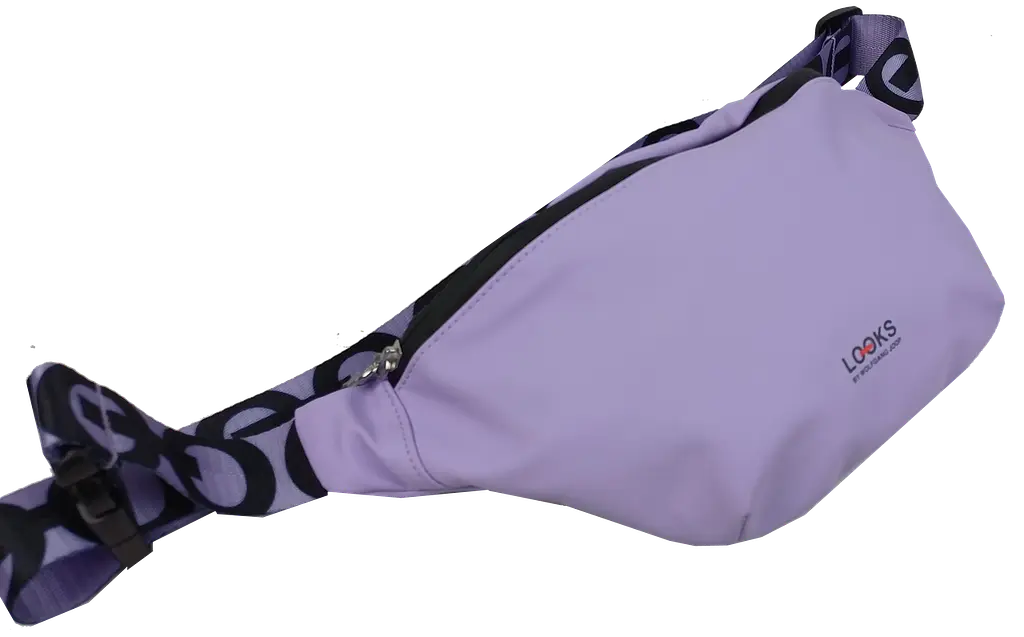 Женская поясная сумка, бананка Hip Bag by Wolfgang Joop лиловая Looks sum0028712 - фото 3