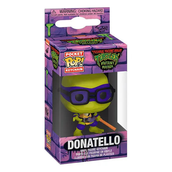 Фігурка-брелок Funko Pop Donatello Ninja Turtles 4 см (NT D K1394) - фото 3