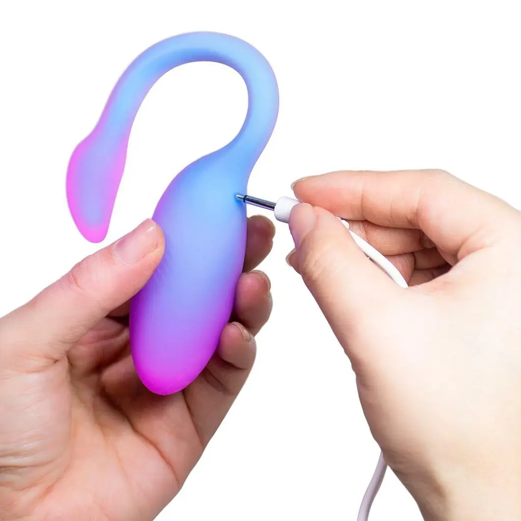 Віброяйце Magic Motion Magic Flamingo Max, 11 см (блакитний) - фото 3