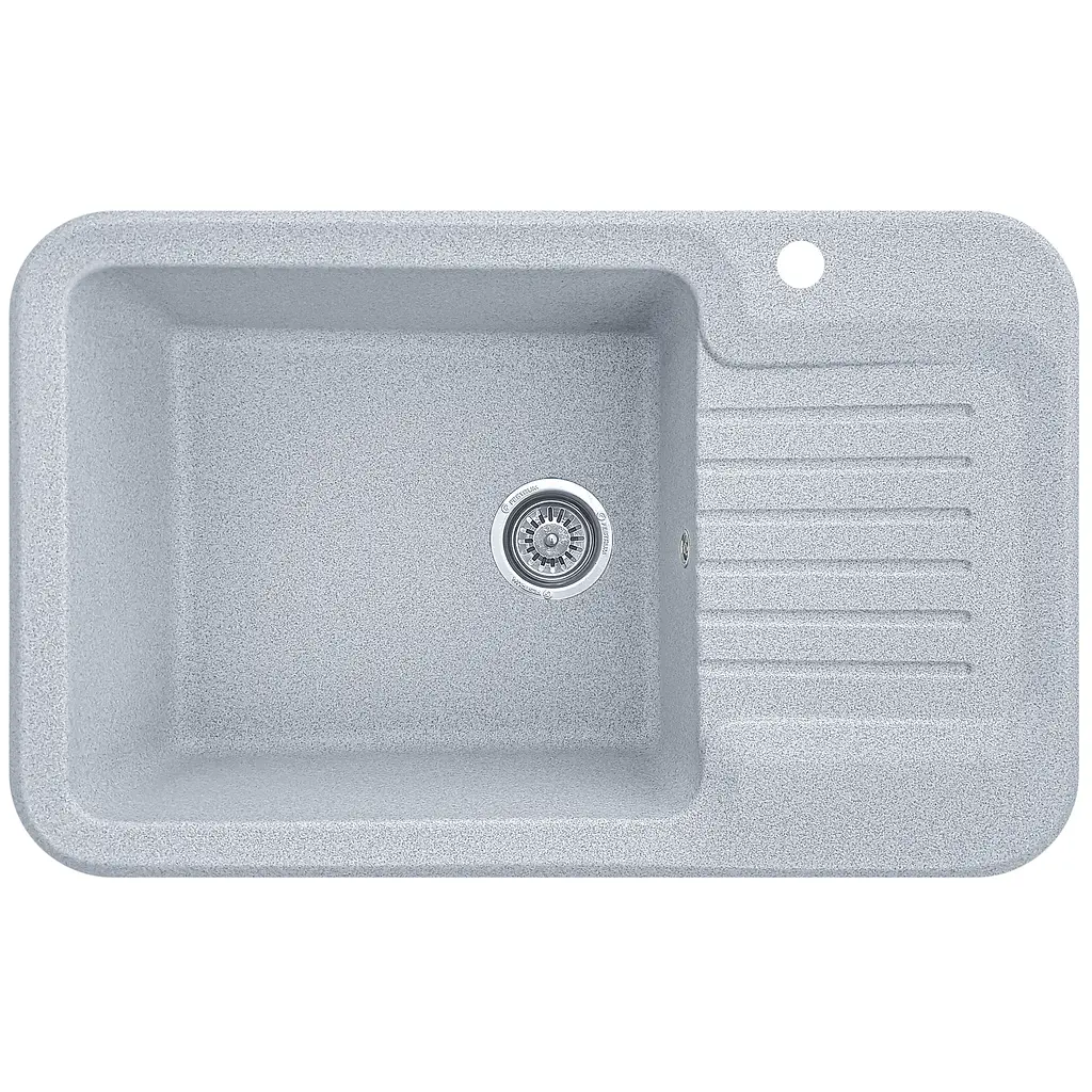 Мойка кухонная Valetti 55N гранитная 810х510 мм серая - фото 2